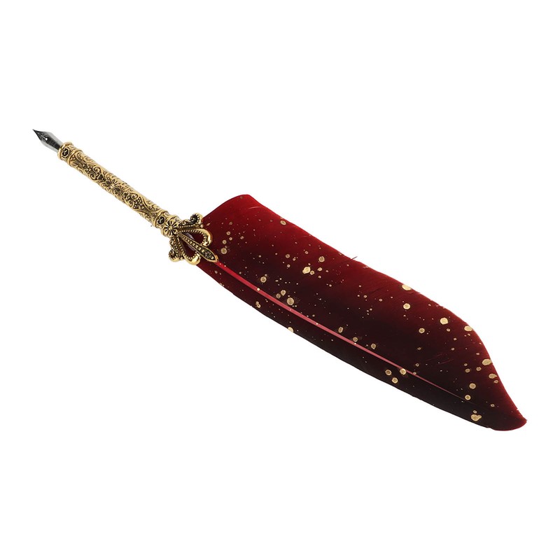 Quill Pen Set Exquisite Retro Smoothing Writing Feather Pen Caligraphy