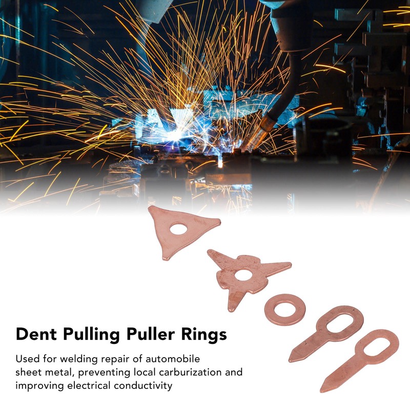 25Pcs Dent Pulling Puller Rings Triangular OT Round Car Body