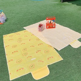 Sunny Yellow Picnic Mat Large Yellow Chick 2ea
