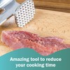 Steel Steak Meat Tenderizer Mallet for Kitchen and BBQ, Sturdy