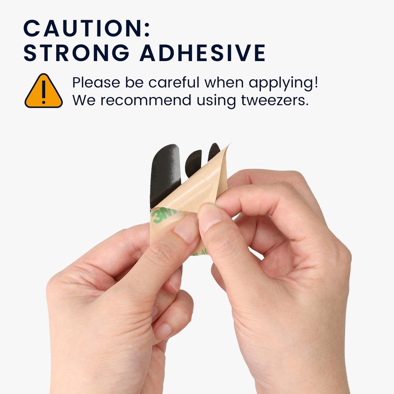 kwmobile Mouse Feet Replacement Compatible with Alienware AW610M / AW510M