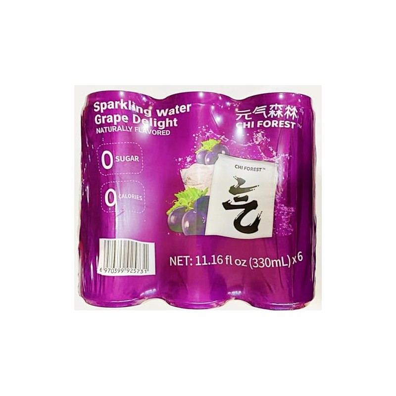 Sparkling Water, Grape Delight Flavor,Naturally Flavor,Zero Calories, 16 fl oz,