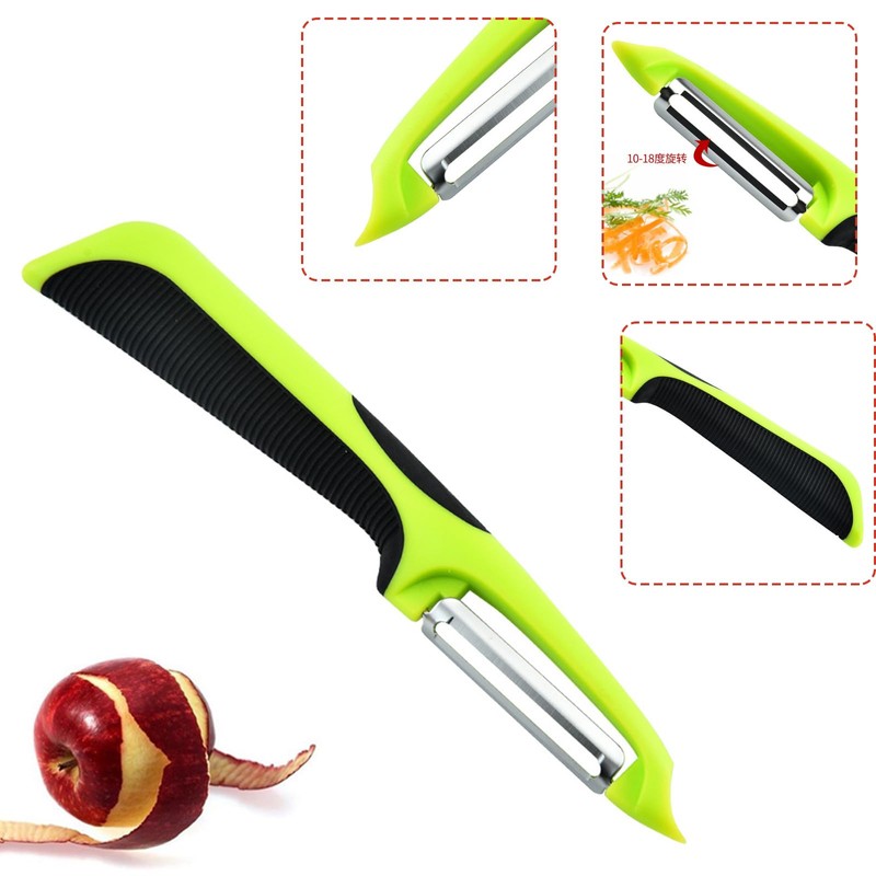 2 Pcs Potato Peeler Stainless Steel Rotary Peeler for Kitchen