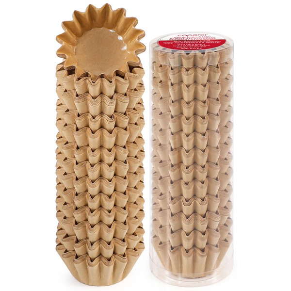 Caperci Grease-Resistant Natural Mini Cupcake Liners 200 Counts - Heavy