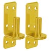 120mm x 40mm x 16mm Heavy Duty Gold Hinge Pin