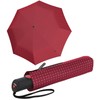 Knirps T.205 Medium Duomatic Pocket Umbrella, 2cross red, Classic