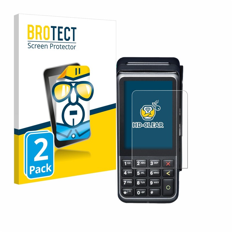 BROTECT Screen Protectors for Verifone V400m Ultra Clear (Pack of