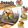 Hummingbird Stained Glass Suncatcher Window Hanging Gifts for Bird Lovers