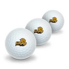 GRAPHICS & MORE University of Arkansas at Pine Bluff Novelty Golf Balls 3 Pack