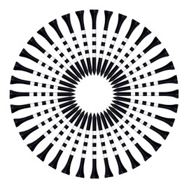 YFFSFDC Golf Tees 3.3 inches (83 mm) Height Adjustable Long Tees Wood Tees Graduated Golf Equipment Competition Accessories Set of 100 (Black)