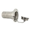 Marine Boat Deck Filler with Keyless Cap Stainless Steel Mirror