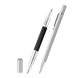 2 Pcs Glass Scriber Pen, Metal Scribe Pen Tool, Tungsten Carbide Scriber, for Marking on Glass Metal Sheet Ceramics
