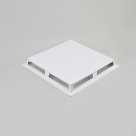 Elima-Draft Commercial 3-Way Air Deflector Vent Cover for 24" x 24" Diffusers (Diffuser Cover)