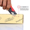 Modern Box Cutter, extra tape cutter at back, dual side