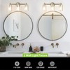 ALAISLYC 3 Light Bathroom Wall Light Fixtures Chrome Bathroom Wall
