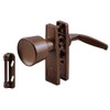 Prime-Line K 5170 Tulip Knob Latch Set, Chocolate Brown (Single