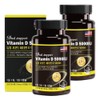 Dietary Supplement Vitamin D Mini Pack Capsules 90 2 Pack for daily wellness routines, tablets powder or sticks, Korean Import, and