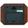 Seiko BZ364B Table Clock, Tea Wood, 4.3 x 5.4 x