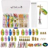 Dovesun Spinner Making Kit Inline Spinner Baits Trout Lures Fishing