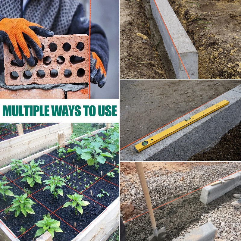 Romeda Mason line #18, 500 Ft Length Orange String line,