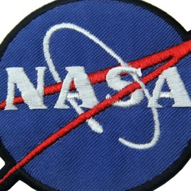NASA Logo Space Explorer Embroidered Applique Iron On Sew On Patch
