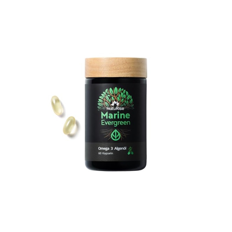 NatuRise Omega 3 Capsules Vegan - 1440mg Algae Oil per