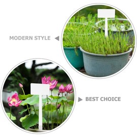 Etiquetas para Plantas de Jardín 45 cm 10 Piezas de PP para Macetas y Paisajismo Comercial Resistente al Exterior