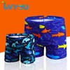 a579 Plus Size Cartoon Kids/Boys Swim Trunks Boxer Swimwear Small Dolphin Trunks + Cap+L 10ea