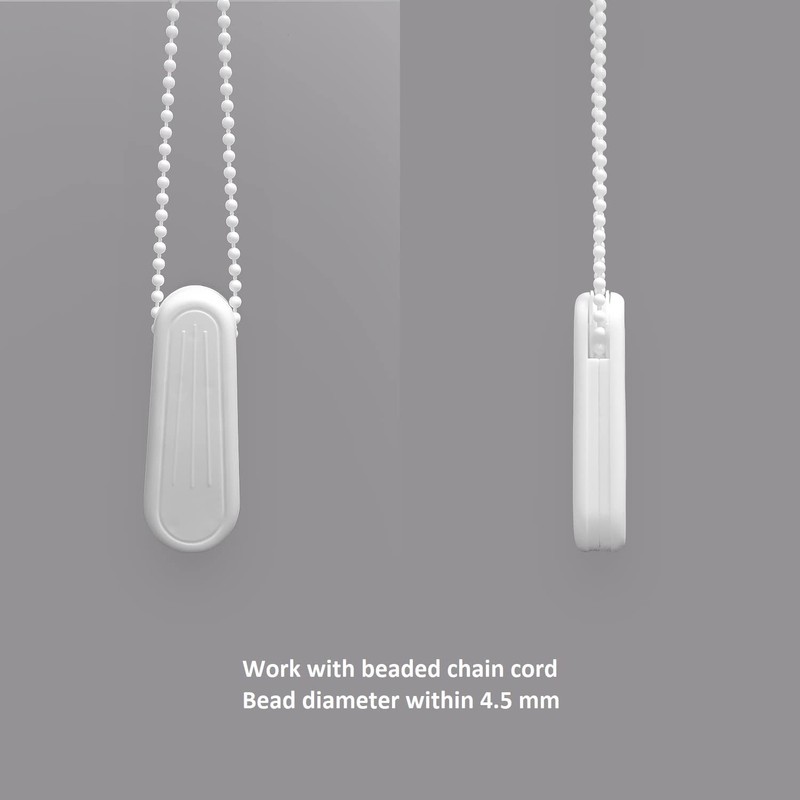 HASAYAKI Curtain Cord Weights, 2-Pack Plastic Pull String Pendants for