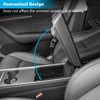 2023 Upgraded Model 3 Model Y Flocked Center Console Organizer