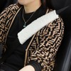 CENZICOM Car Seat Belt Covers, Faux Lamb Plush Shoulder Pads