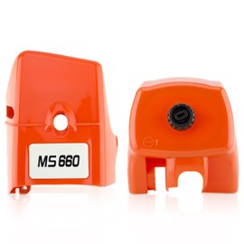 GoaMotors Cylinder Shroud Cover + Air Filter Cover Set Fit for Stihl MS660 MS650 066 FM3-5