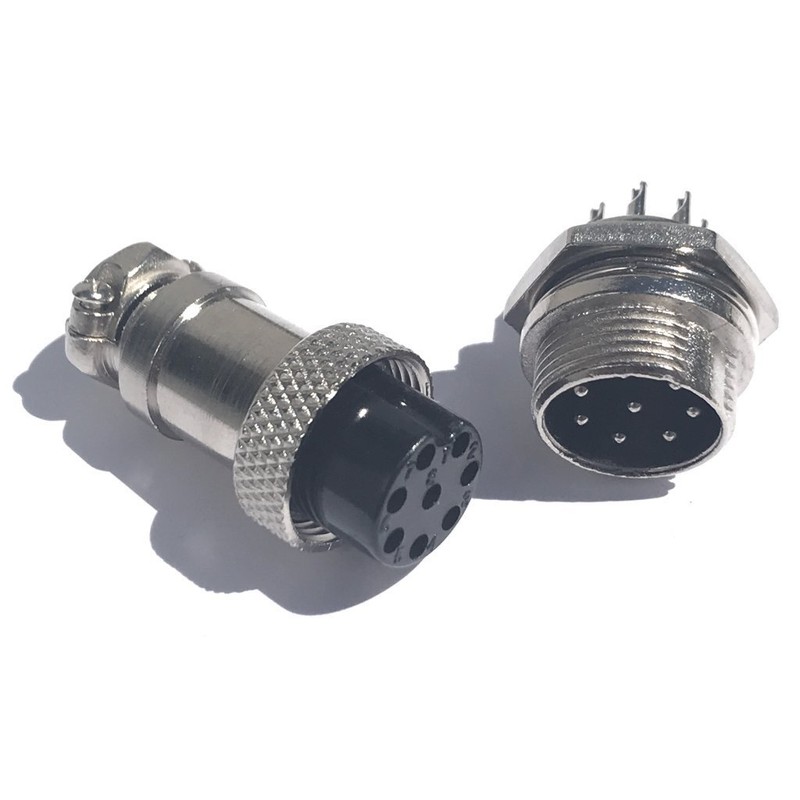 CESS Aviation 8 Pins Plug and Socket Wire Cable Connectors