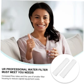 Outanaya 2pcs Pp Cotton Water Filter Core Compressed Carbon Filter for Home Use Efficient Water Purification Design