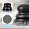 Onewly Cast Iron Scrubber and Scraper, Chain Mail Scrubber Cast