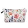 Livel lhood Floral Leaves Makeup Bag Cute Small Organizer Zipper