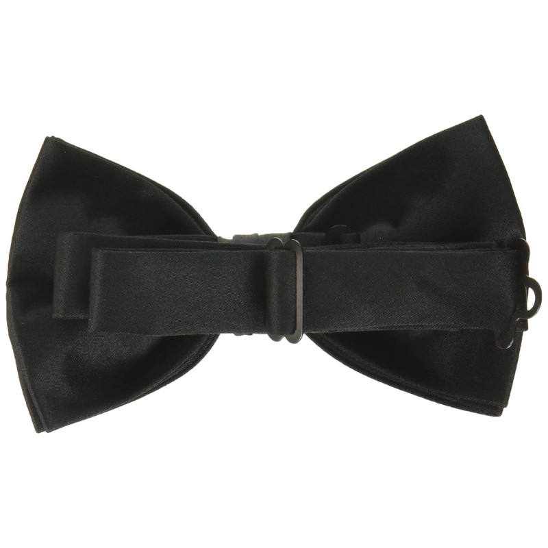 Stacy Adams Pajarita sólida para hombre, Negro -, Talla única