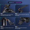 Luckit Gaming Headphones Stand, RGB Headset Stand with 12 Light