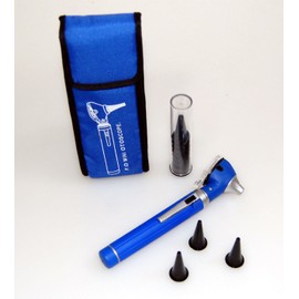 Valuemed® Compact Diagnostic Set Mini Otoscope Fibre Optic Blue