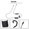 Headphone Adapter Cable Bluetooth Earpiece Cable with Ear Hooks for