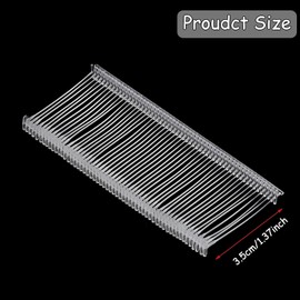 BEANPRECOY 5000 Pcs Standard Tagging Gun Fasteners, Clothing Tag Barbs Attachments, Garment Tag Gun Refills for All Standard Price Tag Gun (1.37inch)