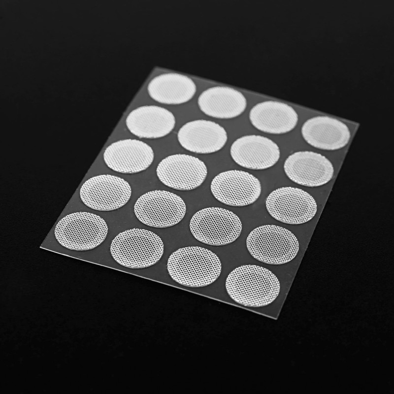 20-Pack CCZ SN20 Silver Screen Earbud Filters - Mesh Replacement