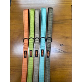 Heavy Duty Double Handle Reflective Leash for Large Breed Dogs - Perfect for Medium to Large Dogs (5FT, Light Green)