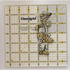 Golf Bag With Golf Clubs Patch Golfing Sports Golf Balls Appliqué