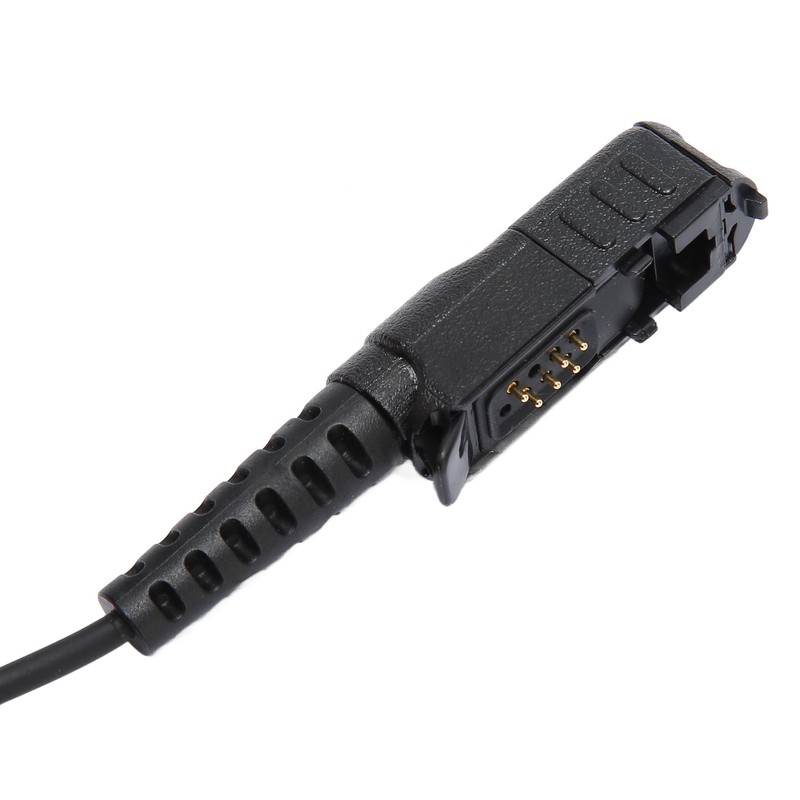 G Shape Earpiece PU Cable Walkie Talkie Earpiece with Mic