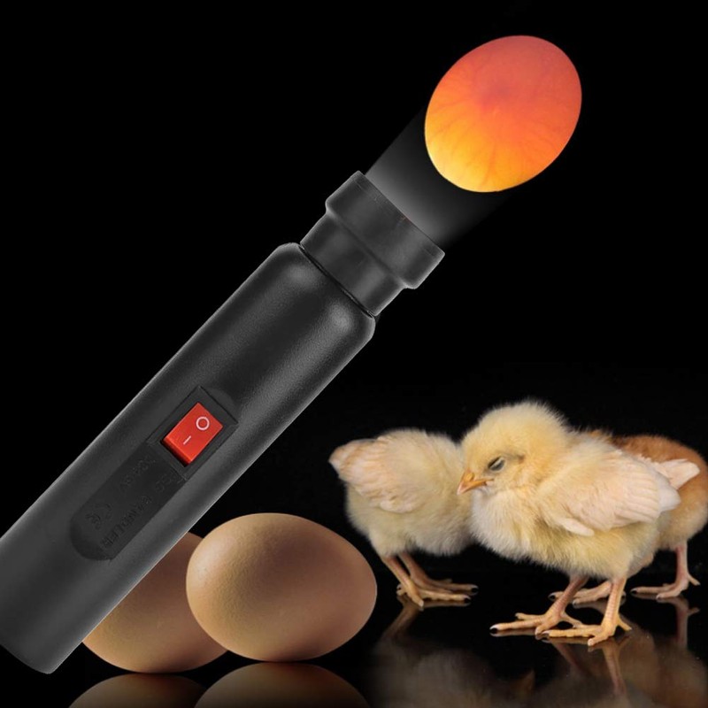 TOPINCN Egg Tester Bright Cool LED Light Egg Candler Tester