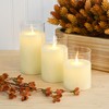 Lumabase 25403 Battery Operated Hurricane Candle with Moving Flame, Ivory