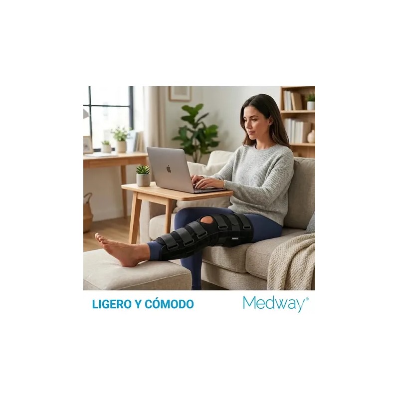 Medway | Rodillera Inmovilizadora Tri-panel Talla largo23