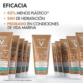 VICHY Protector Solar para Cuerpo y Rostro Eco-Solar FPS50+ Vichy Capital Soleil 200 ml