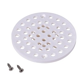 Oatey 42021 Shower Drain Strainer, 6-3/4-Inch, White